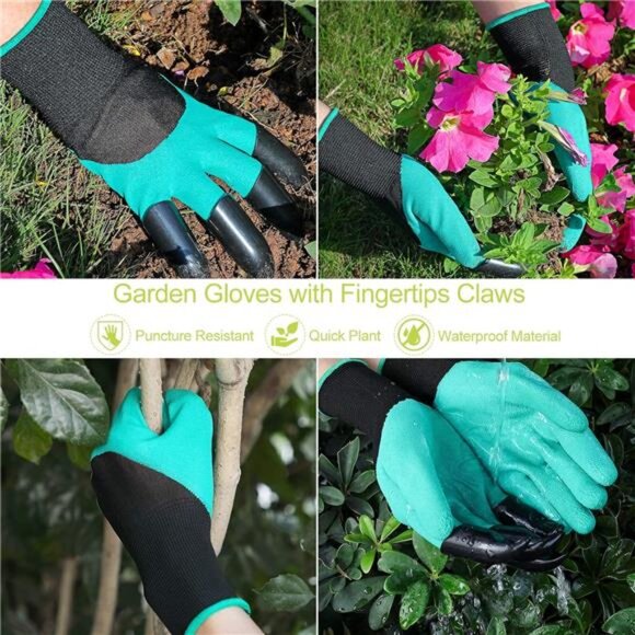 Gardening Tool Set - 13 PCS Heavy Duty Aluminum Gardening Tools Kit Floral Print - Picture 5 of 16